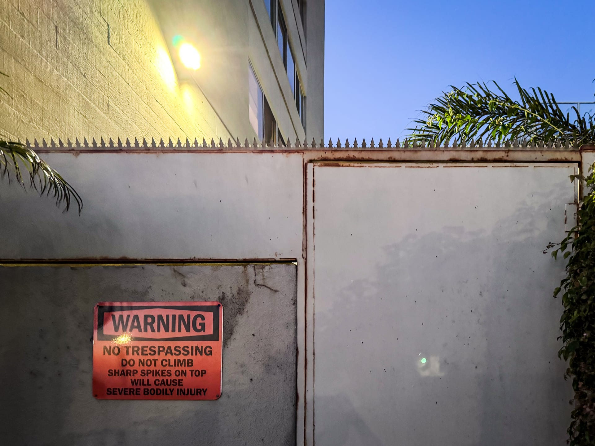 Urban Concrete Perimeter Wall