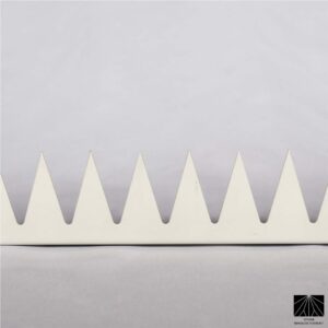 GIZA GIZA ホワイト ステンレス シングルブレード – 高さ50mm (1.97インチ) × 長さ1000mm (39.37インチ)