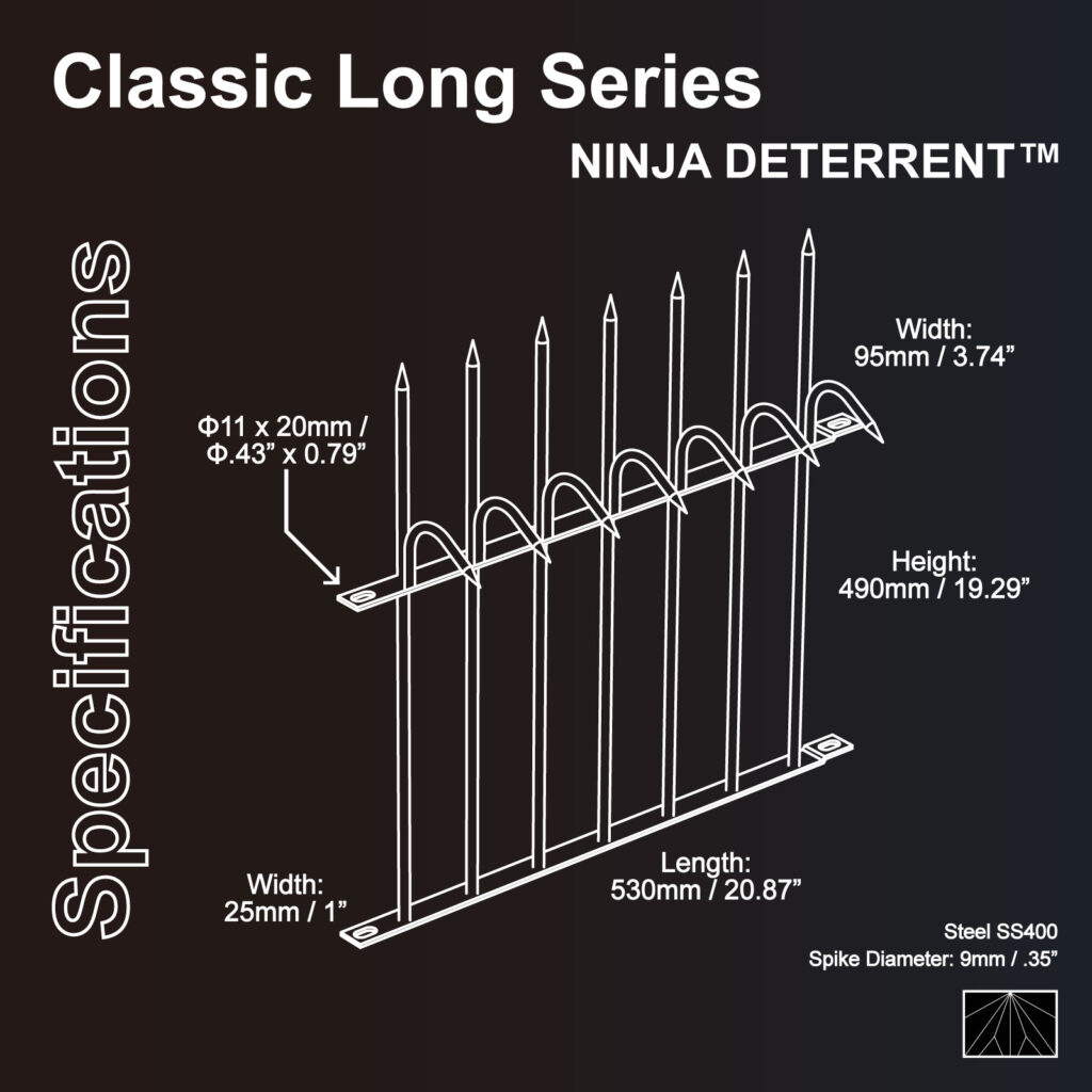 Classic Long Series DT49 specifications diagram (Steel SS400)